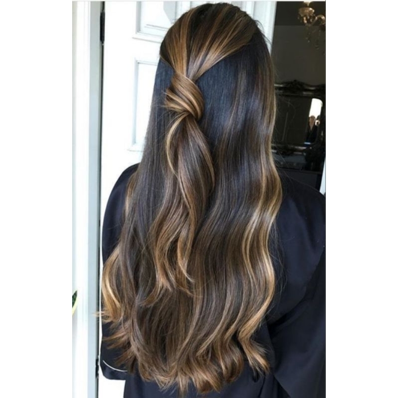 cabelo bio humano russo misto LINHA AA com tic tac o tiara de silicone (escolher no chat)