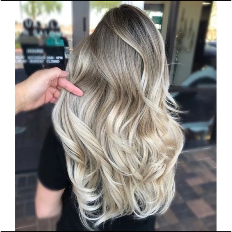 cabelo bio humano russo misto LINHA AA com tic tac o tiara de silicone (escolher no chat)