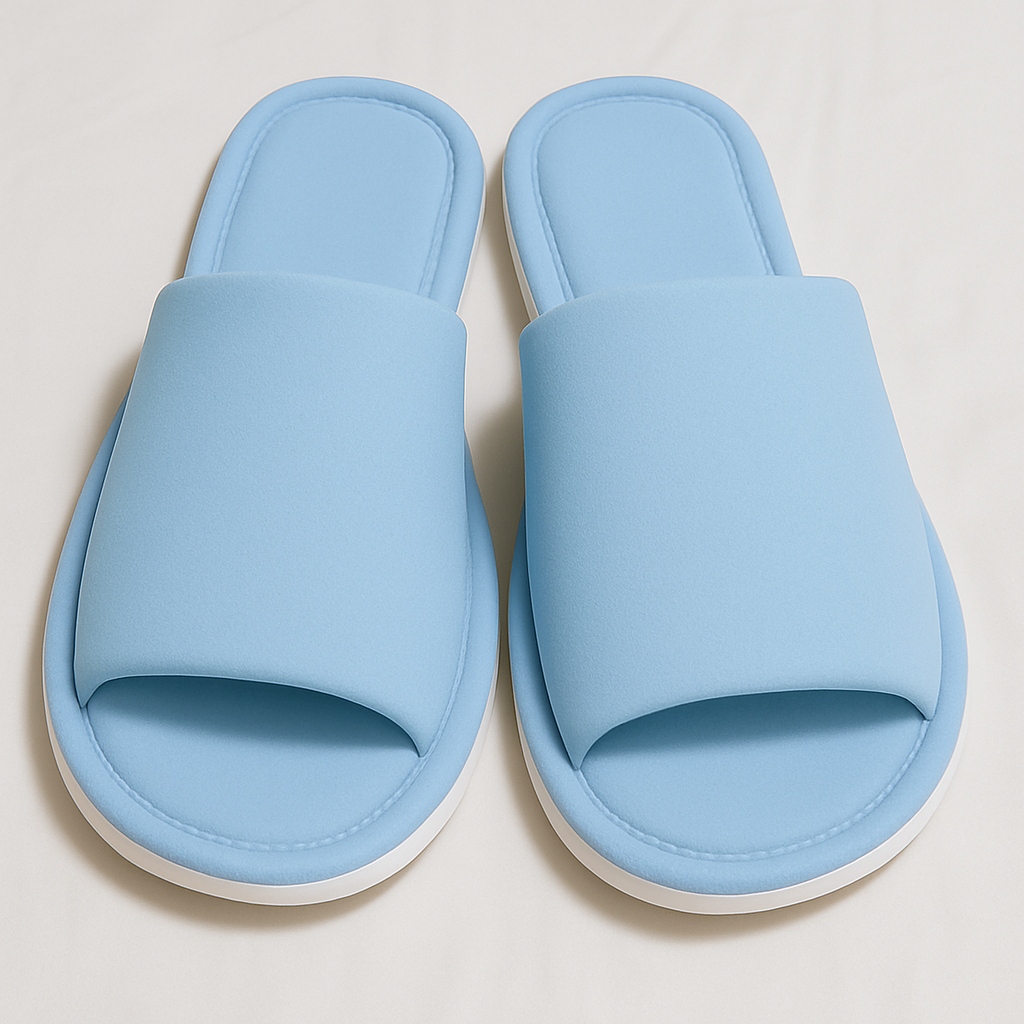 Chinelo de Quarto Aberto Feminino Pantufa ClothSlippers Maternidade/Presente/Hospital/Hotel/Viagem