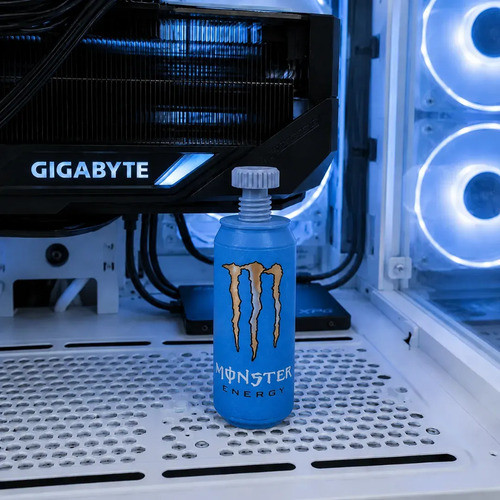Suporte Monster Vertical De Placa De Vídeo Ajustavel Gpu Azul