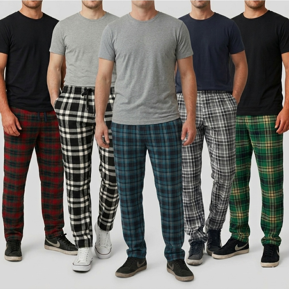 Calça flanela fabricação propria | Adulto, Infantil e tamanhos especiais | Calça xadrez vermelha Natal