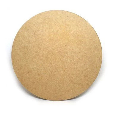 KIT 10 Base Circular MDF Cru 3mm Redonda Artesanato DIY Corte a Laser Para Pintura e Decoração MEGA