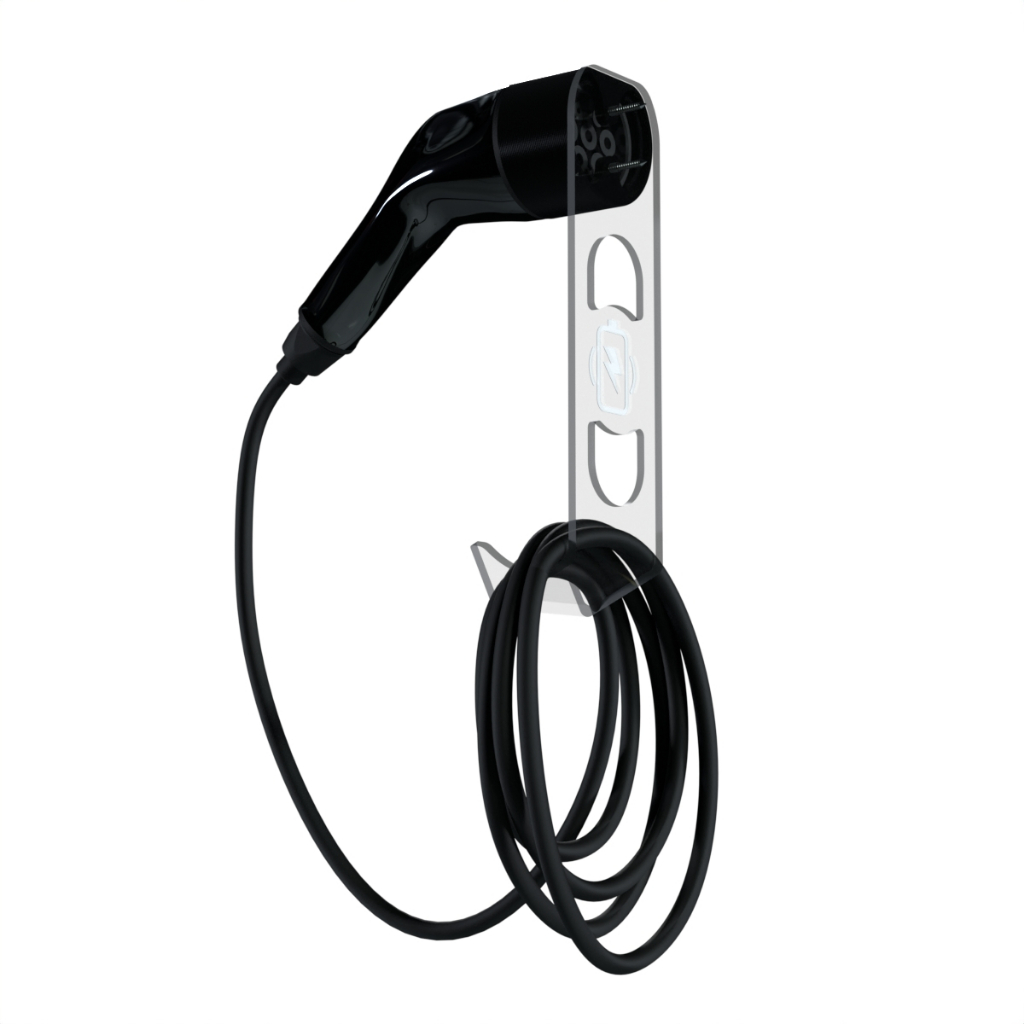 Suporte de Parede para Cabo Carregador Portátil Tipo 2 Carro Veículo Elétrico BYD Audi Volvo
