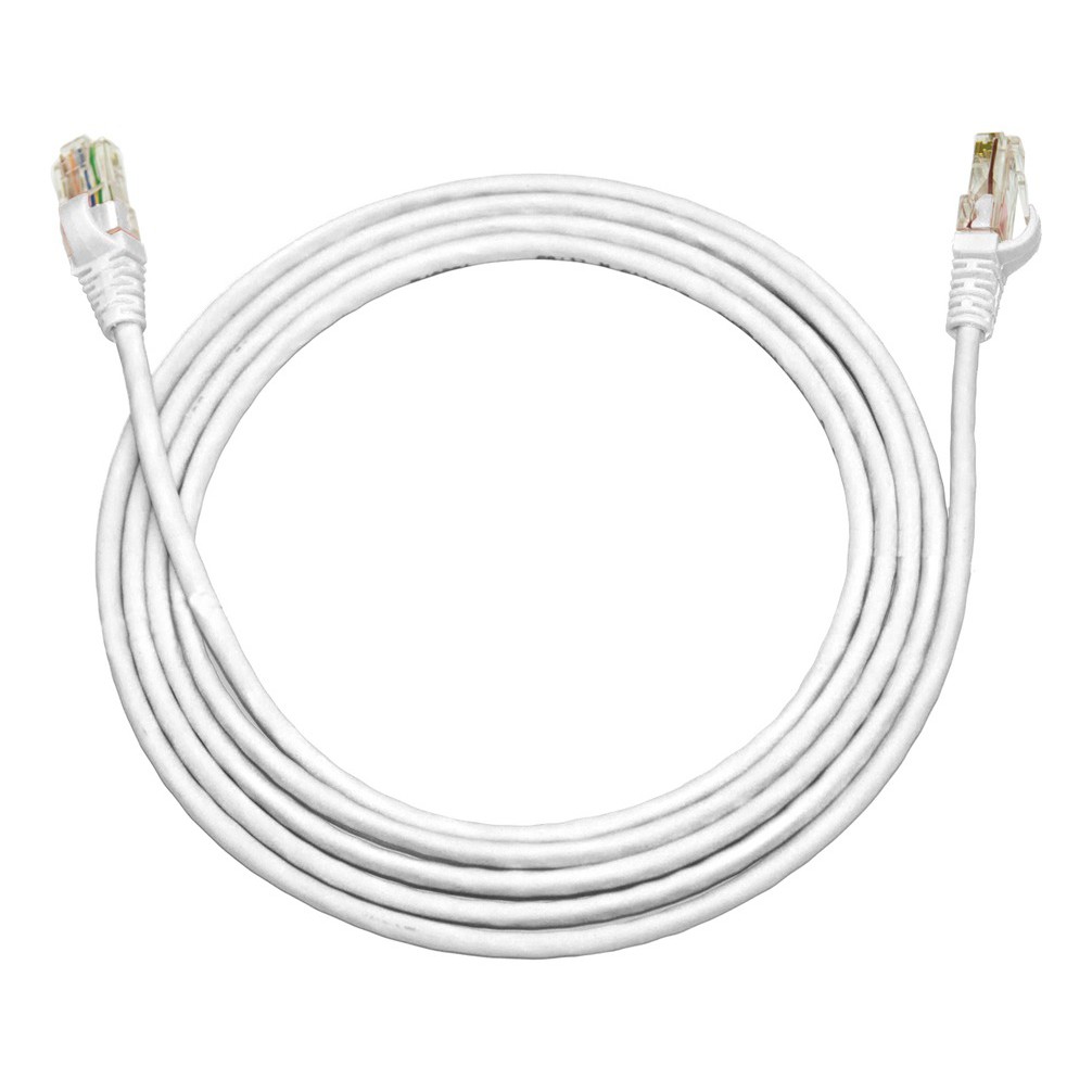 Kit Patch Cord Cat6 Branco 3 Metros + 2 Metros Furukawa