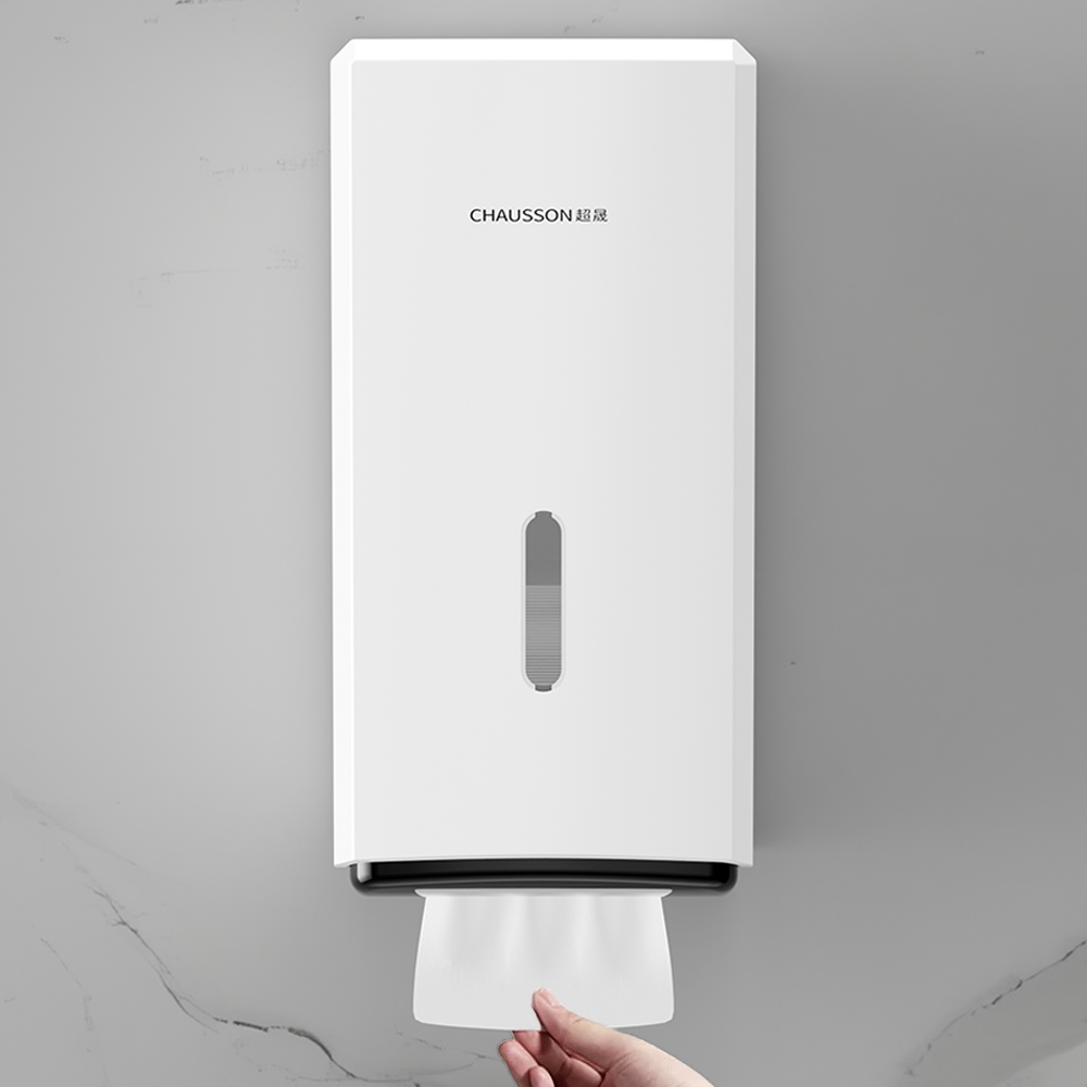 Dispensador de Toalhas de Parede sem Furadeira, Caixa de Lenços à Prova d'Água, Porta-Papel Comercial para Hotel,