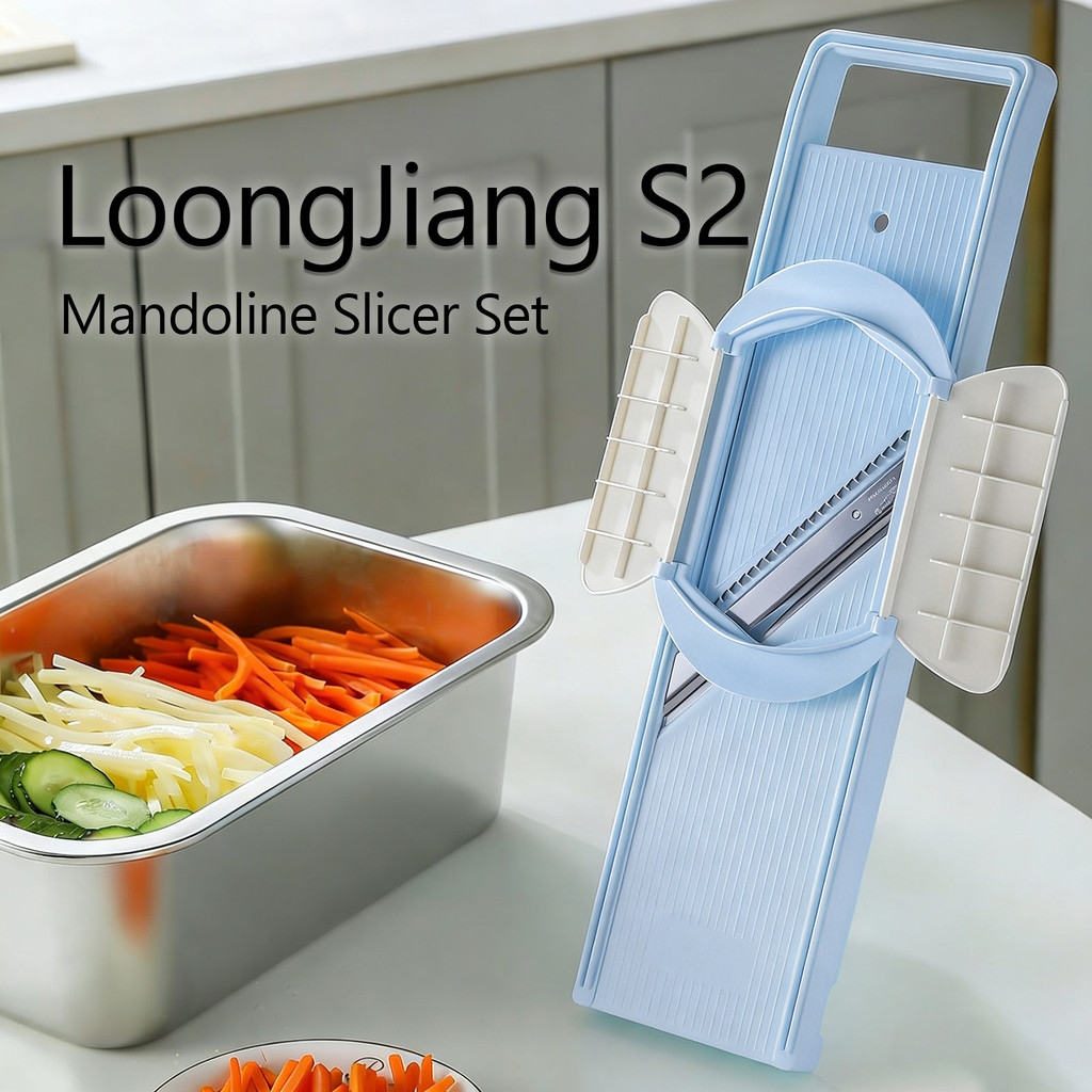 [Longjiang] Ralador de batata série S2 Longjiang Triturador Comercial Hotel Cantina Dedicado Corte de vegetais Ferrament