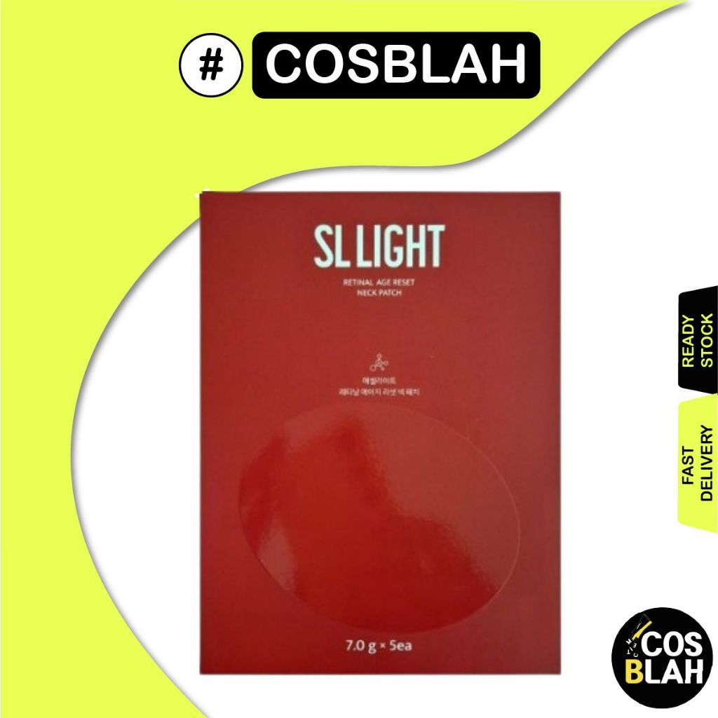 SLLIGHT Retinal Age Reset Patch De Pescoço 5 Unidades
