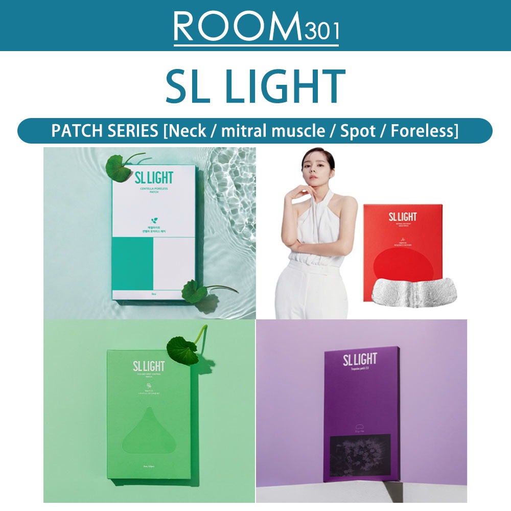 [SLLIGHT] PATCH SERIES 5Type (Pescoço/Ponto/Pé/Sem Poros/Ombro) Da Coreia/SL LIGHT
