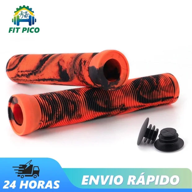Par De Manopla Punho De Bike Bicicleta Bmx Freeride Extra Longa 135mm Grande Punho