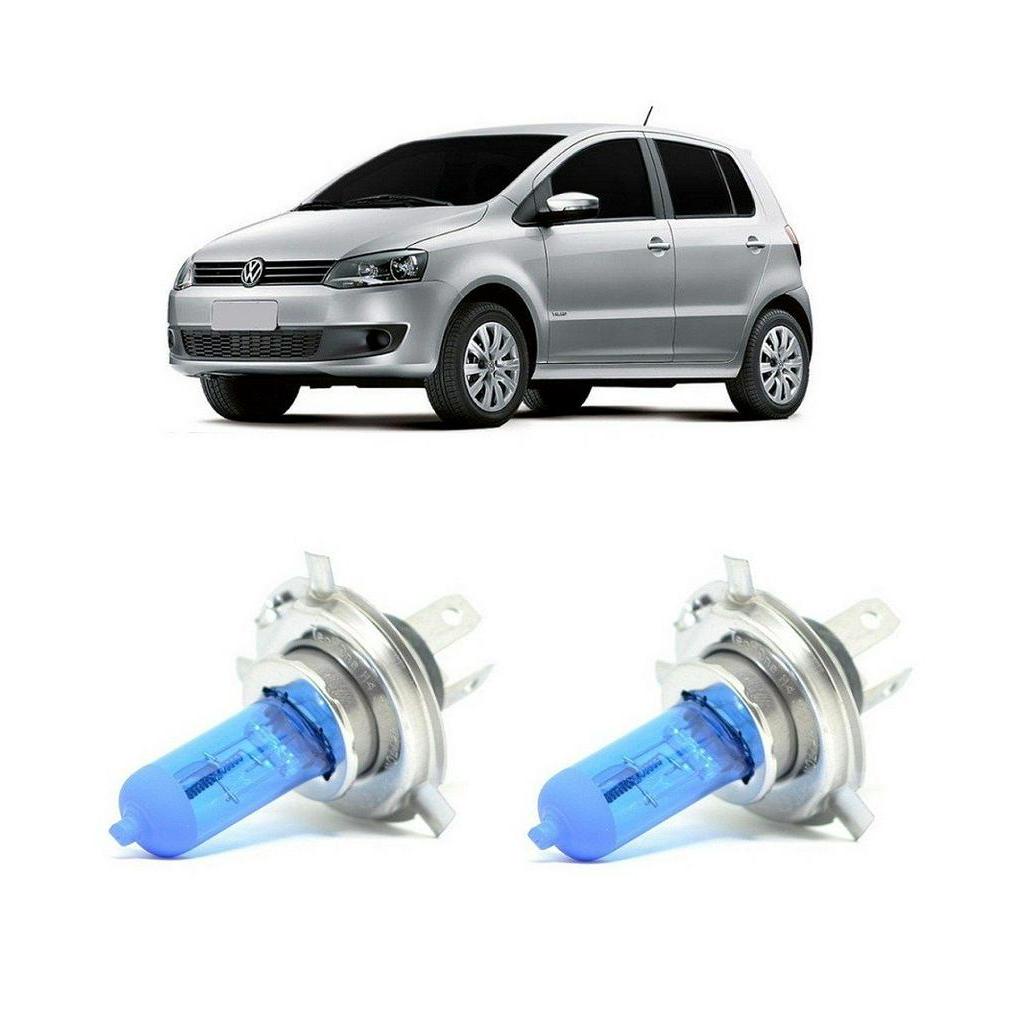 Par Lampada Super Branca Farol Baixo Fox Spacefox 2010 2011 2012 2013 2014 8500k H7 12v 55w