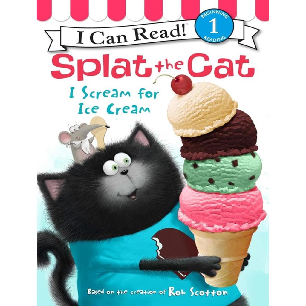 Livro - Splat The Cat - I Scream For Ice Cream - Level 1