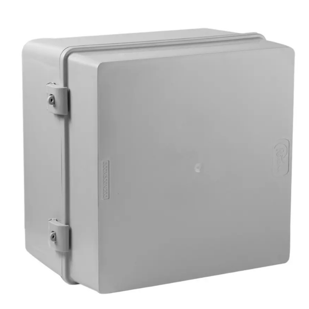 Caixa quadro de comando 888260 300x300x200mm IP68 Completa Cinza Tampa Opaca Rohdina