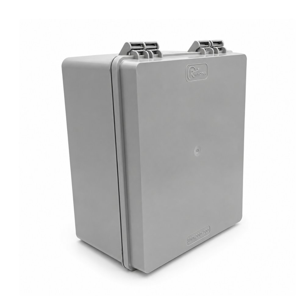 Quadro de Comando Rohdbox Completa 300x300x150 Cinza Opaca IP68 IK10 Rohdina