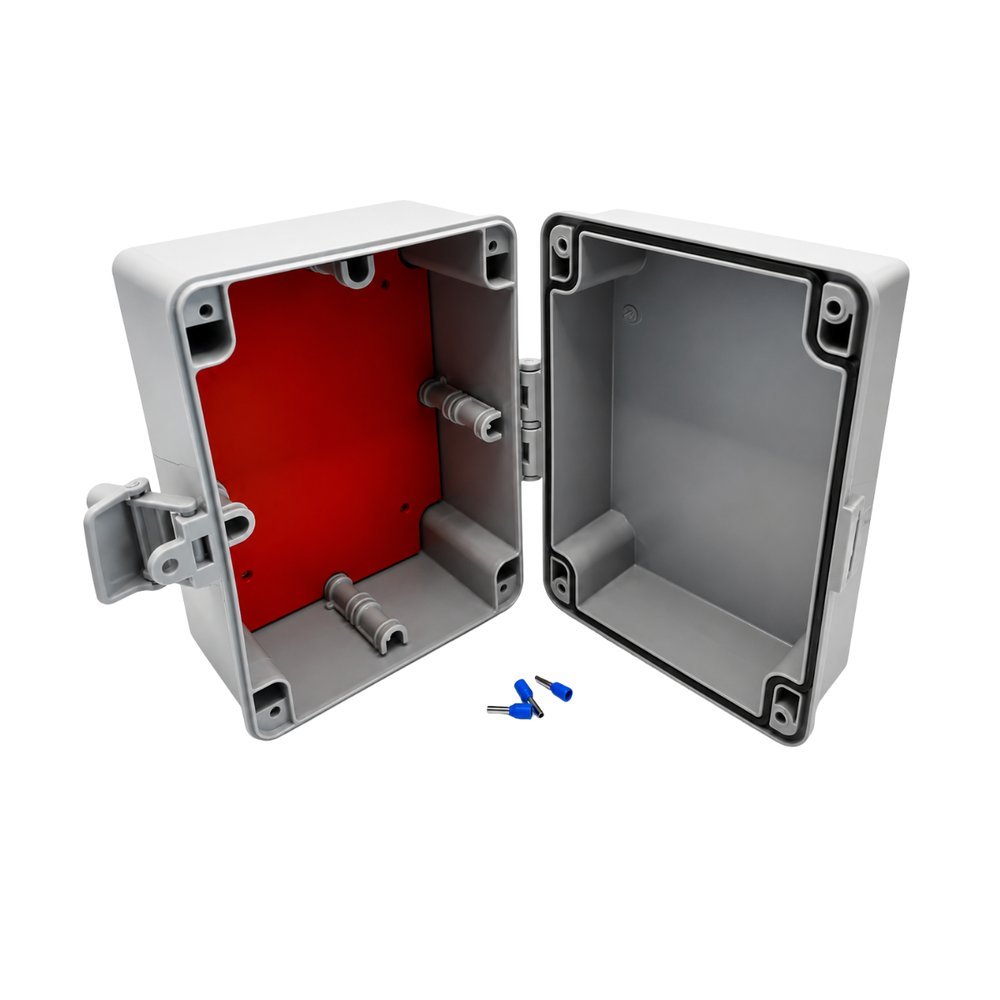 Quadro de Comando Rohdbox Completa 160x120x100 Cinza Opaca IP68 Rohdina