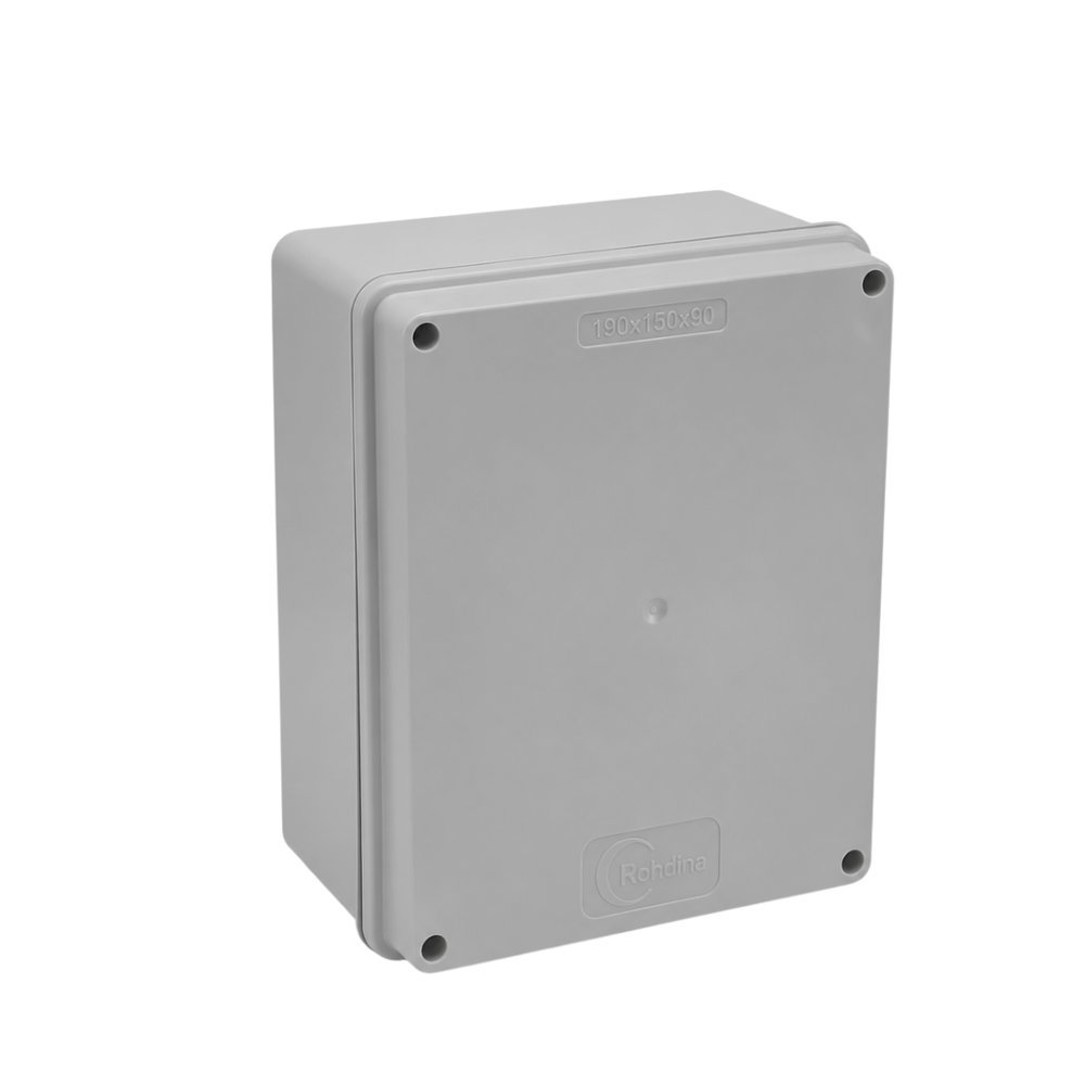 Quadro de Comando Rohdbox Econômica 190x150x90 Cinza Opaca IP68 Rohdina