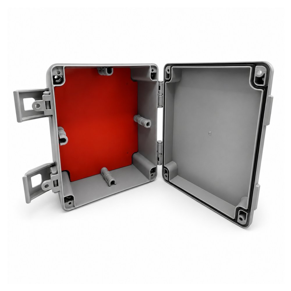 Quadro de Comando Rohdbox Completa 190x150x90 Cinza Opaca IP68 Rohdina