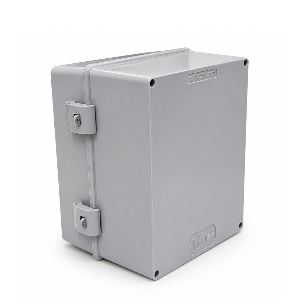 Quadro de Comando Rohdbox Completa 250x200x170 Cinza Opaca IP68 Rohdina
