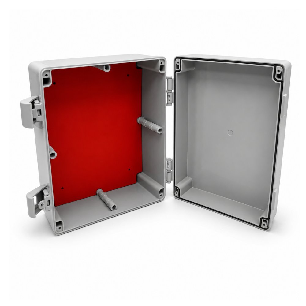Quadro de Comando Rohdbox Completa 250x200x130 Cinza Opaca IP68 Rohdina