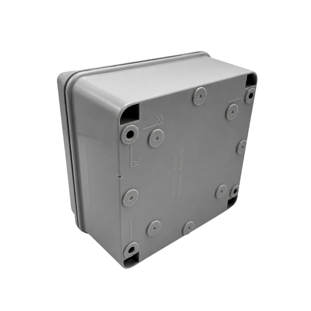 Quadro de Comando Rohdbox Econômica 110x110x60 Cinza Opaca IP68 Rohdina