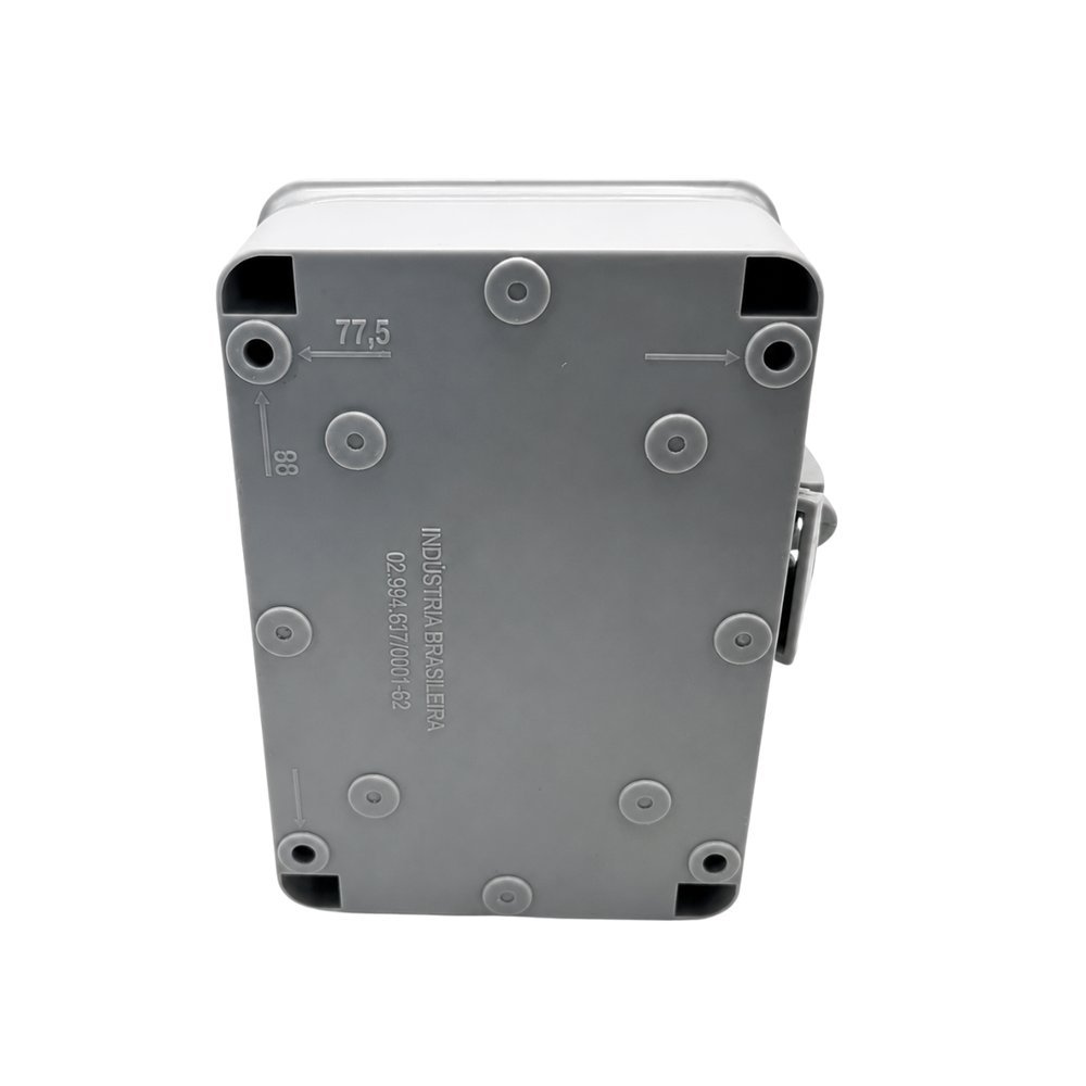 Quadro de Comando Rohdbox Completa 130x90x70 Cinza Opaca IP68 Rohdina