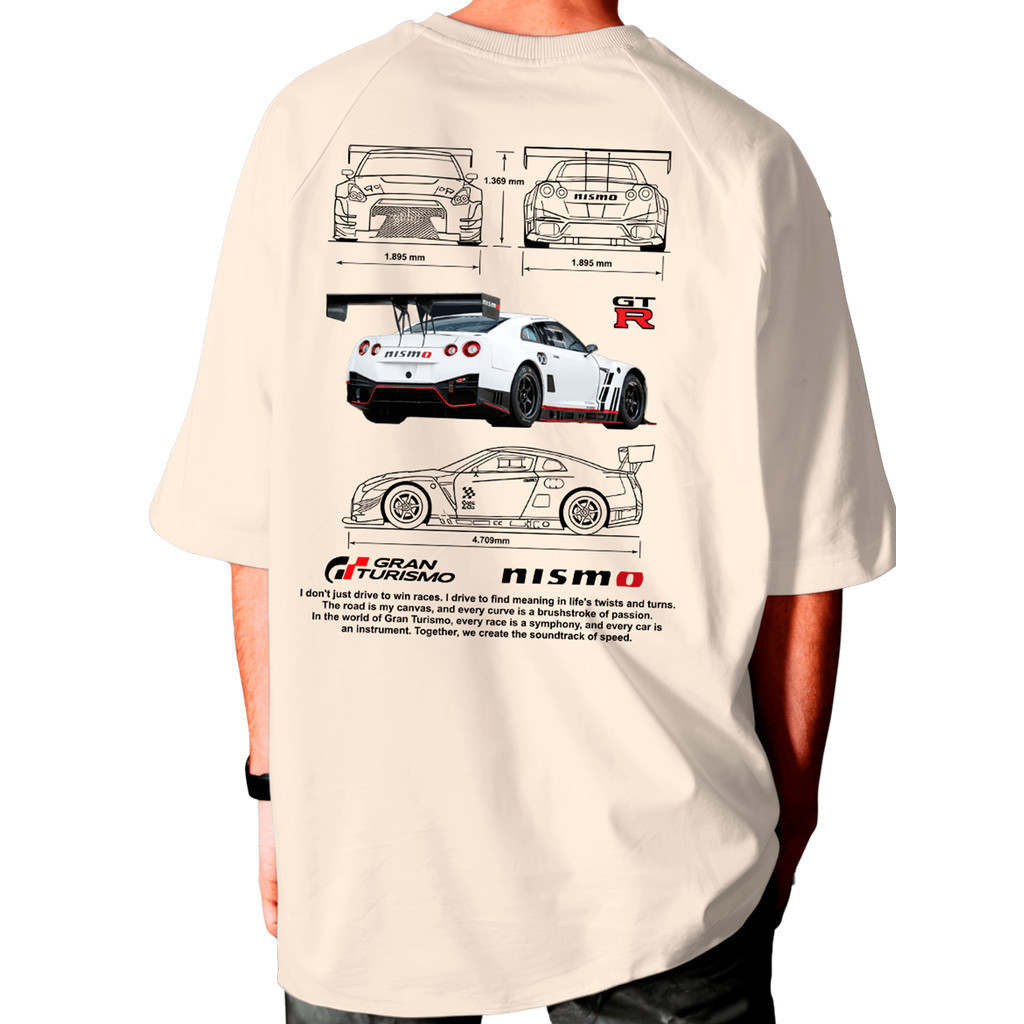 Camiseta Oversized Feminina Masculina Unissex OVERSIZED Streetwear Skyline Video Game Gtr Carros  Detalhes