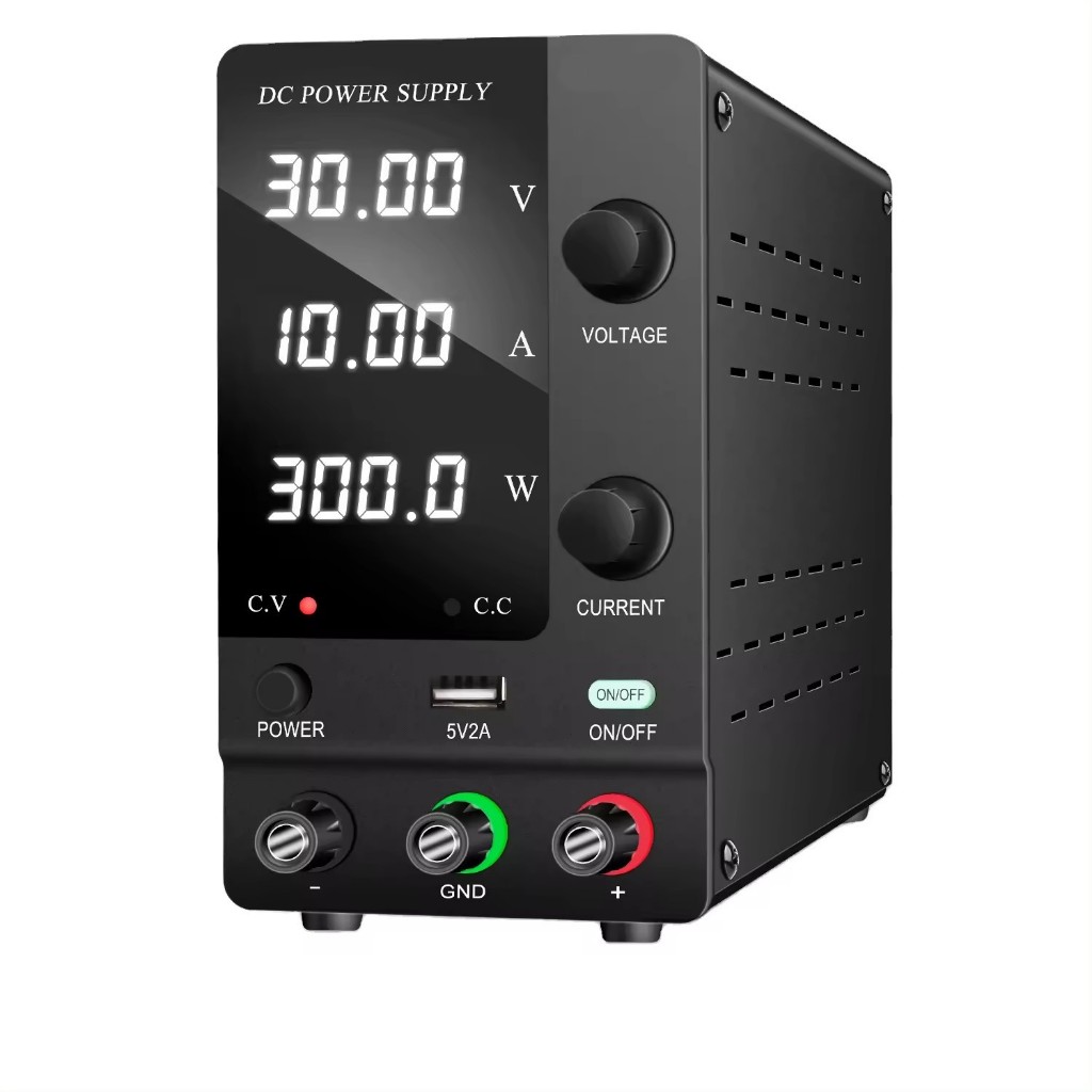 Fonte de Alimentação de Bancada 30V 10A Voltti SPPS-C3010 - Bivolt - Display de 4 dígitos e USB