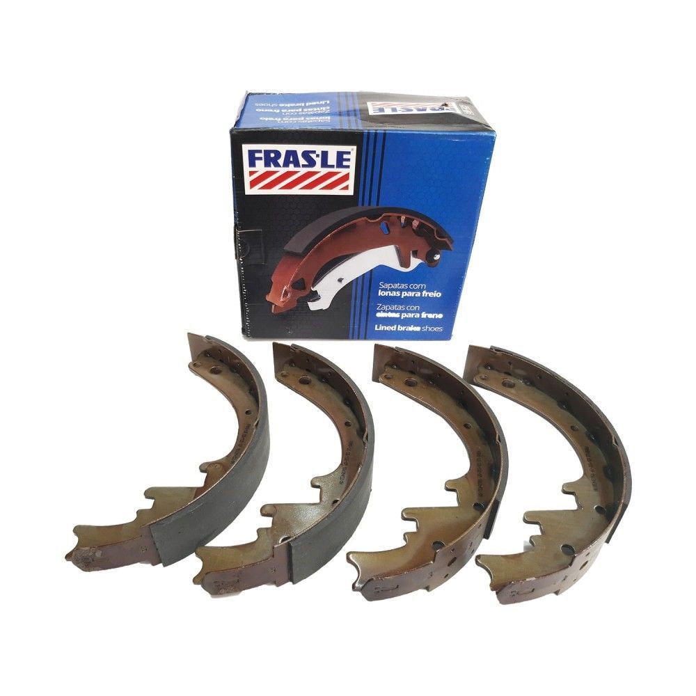 Jogo Sapata Freio GM Blazer S10 2.4 8v FlexPower SOCH 2007 A 2011 Traseira C  Lona - FRAS-LE