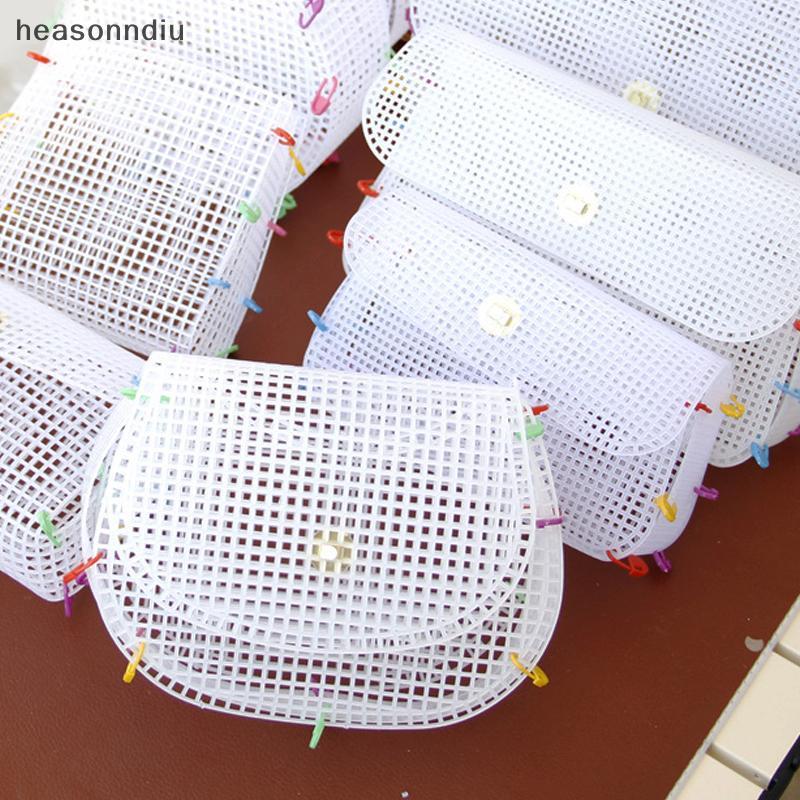 [heasonndiu] Kit De Malha De Plástico Para Tecelagem Auxiliar Bolsa De Ombro Pano Material De Costura Fazer DIY br