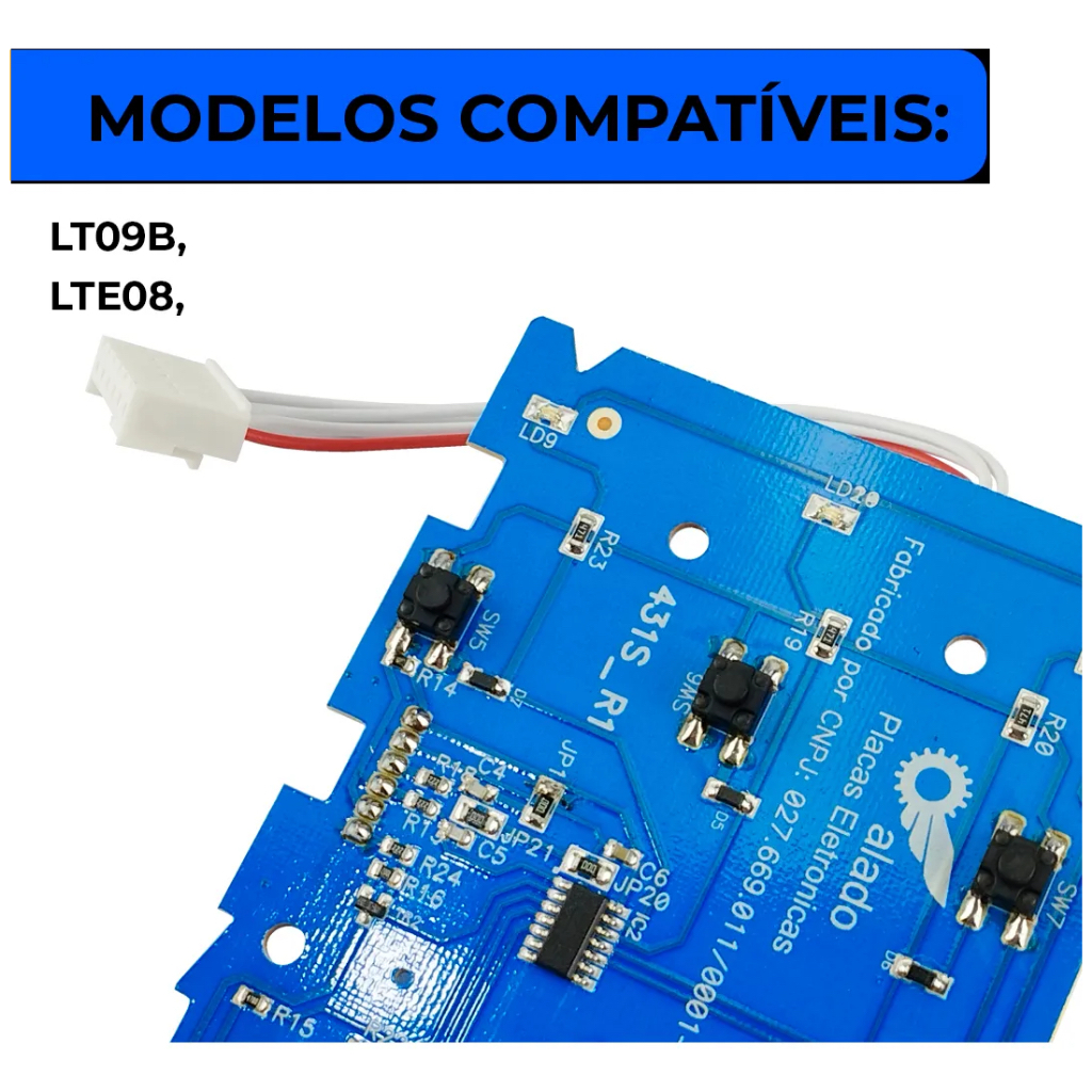 Placa Interface Lavadora Electrolux Lt09b LTE08 64503062 110v/220v