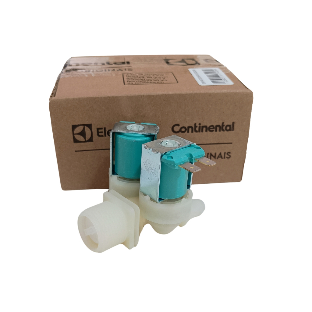 Valvula De Agua Dupla Original A05378301 Para Lavadora Electrolux 110v  Ltd09  Ltd16  Ldt11