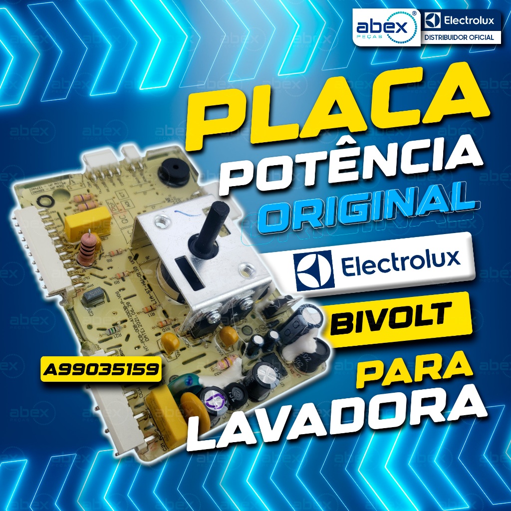 Placa Potência Lavadora Electrolux LTP15 15 Kg 70201778 A99035159 41022206 110v 220v NF Original