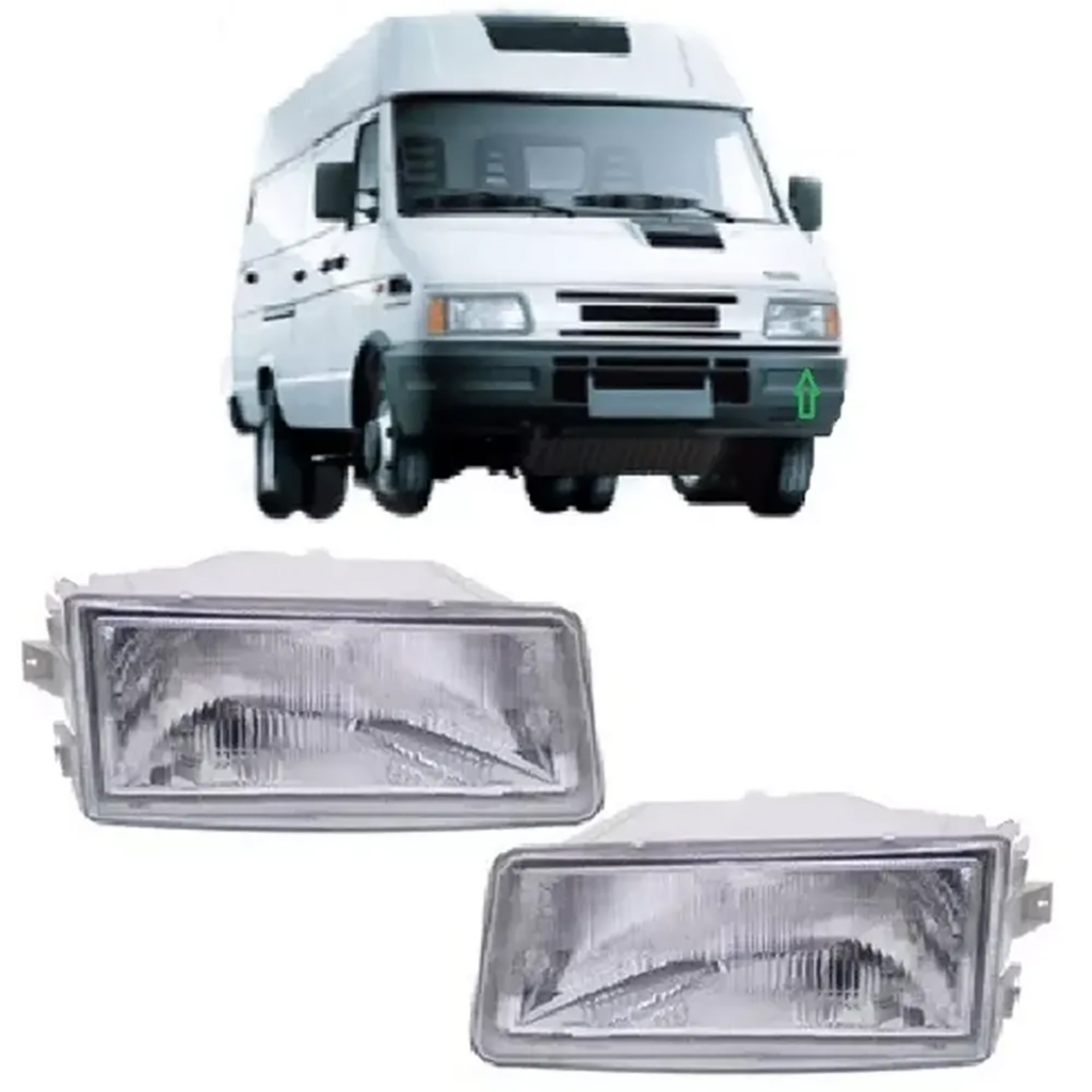 FAROL DAILY 95/07 C/ PISCA E LED L. VIDRO MASCARA CROMADA