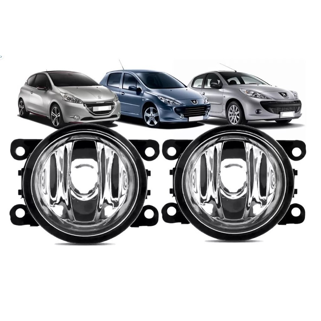 Par Farol De Milha Peugeot 207 208 307 2007 2008 09 10 11 12 LD