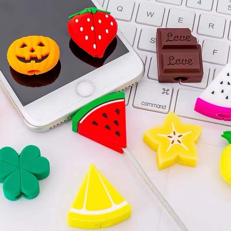 Protetor De Linha De Dados Do Telefone Móvel, Dos Desenhos Animados De Carregamento Usb Cabo De Carga