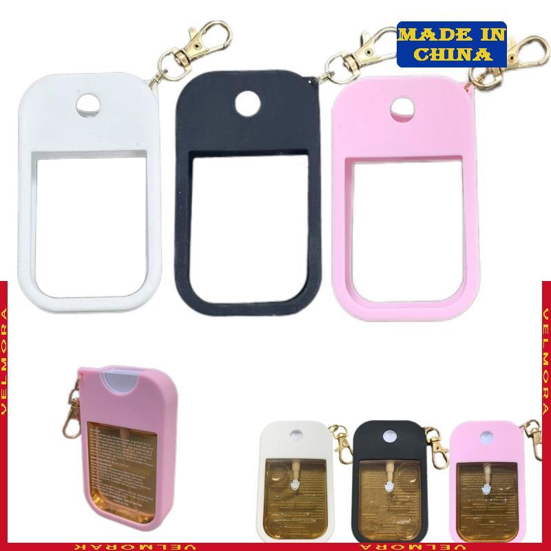Capa Silicone Reutilizável VEl Para Garrafas Perfumadas 30ml, Estojo Transporte