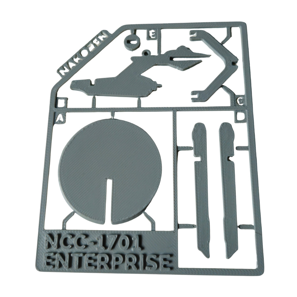Kit de Cartão Colecionável – NCC-1701 Enterprise Star Trek