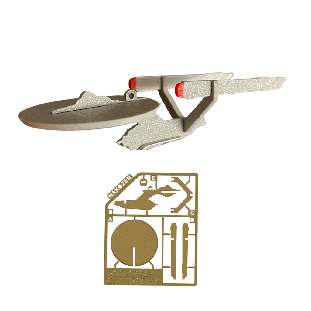 Kit de Cartão Colecionável – NCC-1701 Enterprise Star Trek