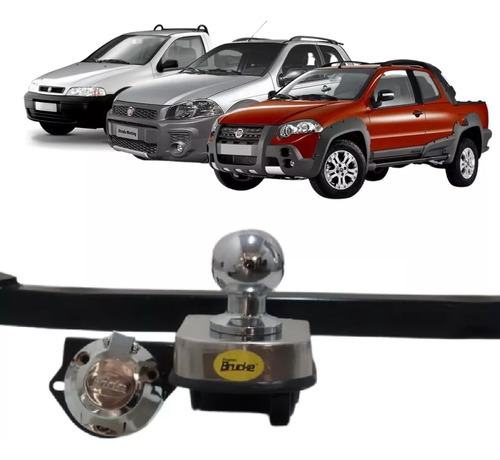 Engate Reboque Fixo Fiat Strada Adventure Trek 98 A 20 700kg
