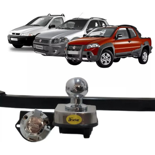 Engate Reboque Fixo Fiat Strada Adventure Trek 98 A 20 700kg