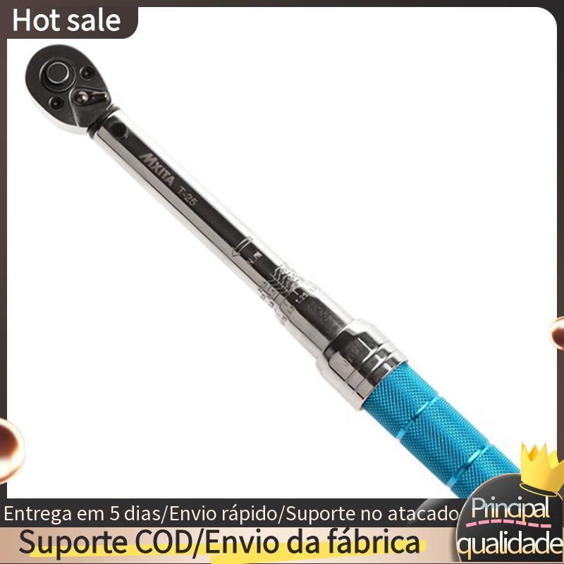 1/2 Polegada 5-60N.M Chave De Torque Ajustável Predefinida Ferramenta De Reparo De Pneus Automotivos