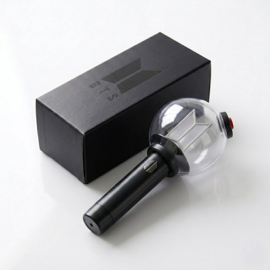 BTS Light Stick Oficial Ver . 4 Bomba Exército | Sincronização De Concerto Do Aplicativo Weverse Bluetooth 5.0 Mercadori