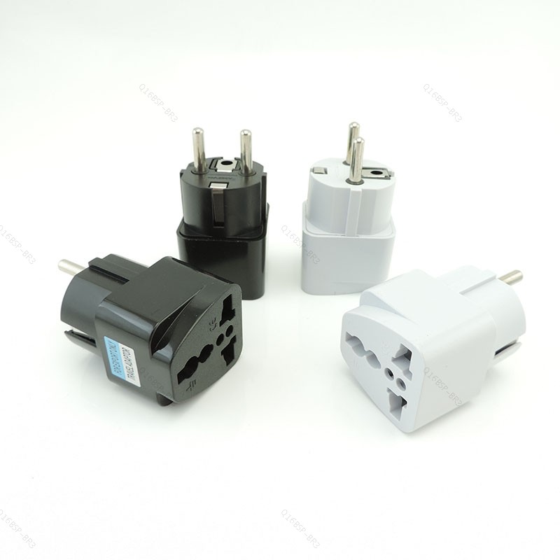 Adaptador Universal DE Tomada Eua Para Euro Europa Viagem Parede AC Carregador Conversor 2 Pinos Redondos Soquete BR16B3