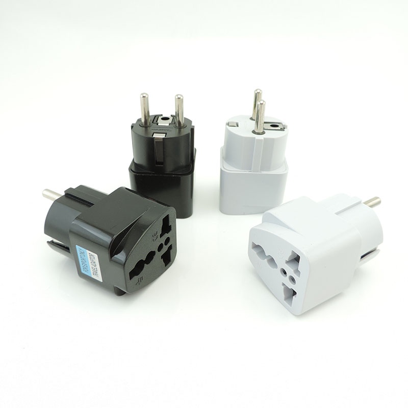 Adaptador Universal DE Tomada Eua Para Euro Europa Viagem Parede AC Carregador Conversor 2 Pinos Redondos Soquete BRH1