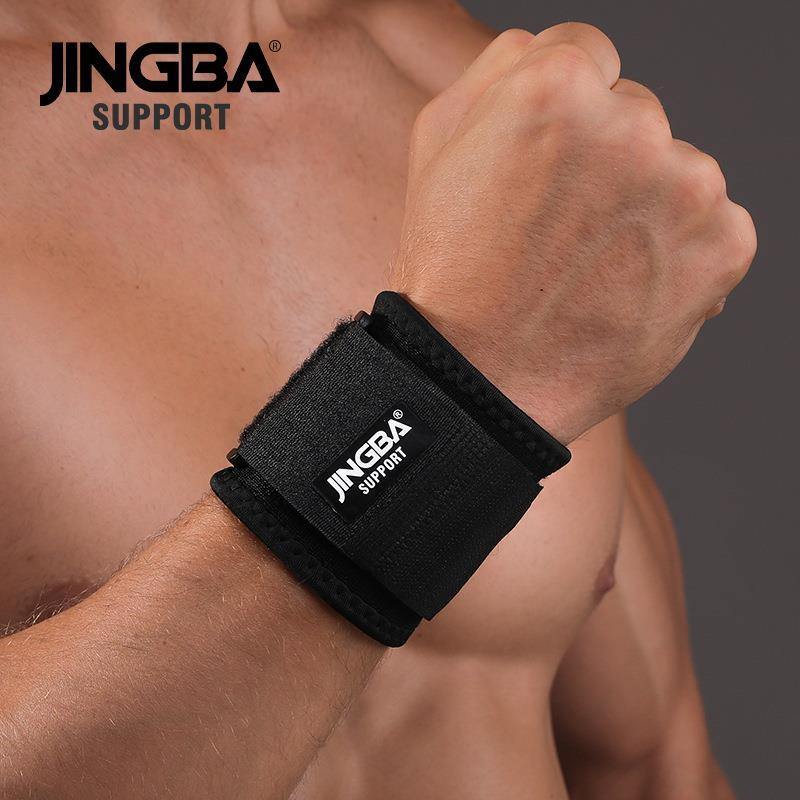 JINGBA pulseira de pesca ao ar livre ciclismo esportes levantamento de peso compressão basquete Badminton Fitness equipa