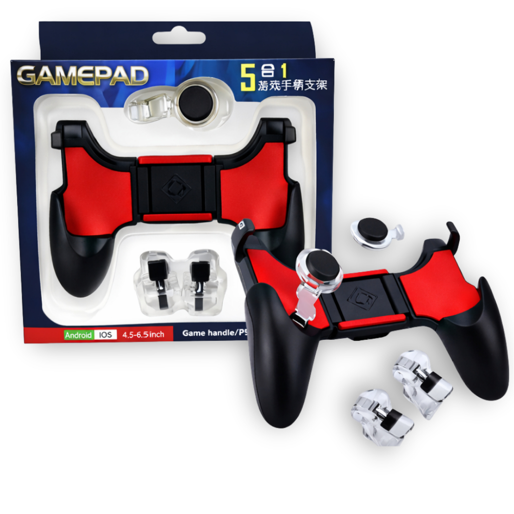 Controle Gamepad Joystick P/ Celular Manete 5 Em 1 Pubg Free Fire