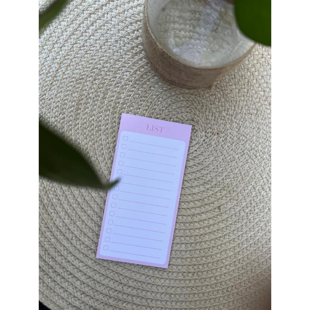bloco adesivo smart note base com imã 12x6cm 30f -brw Cor Rosa-branco