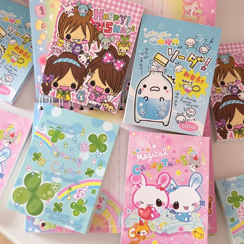 2026 japonês bonito Showa estilo antigo bloco de notas não pegajoso Material Base nota papel