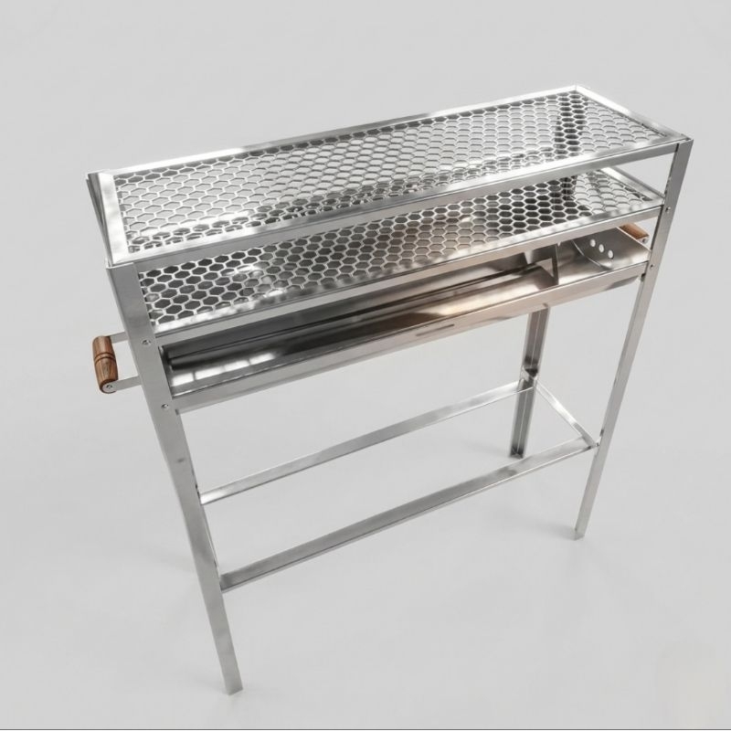 Churrasqueira Industrial Para Espetinho Inox - Alta Produção