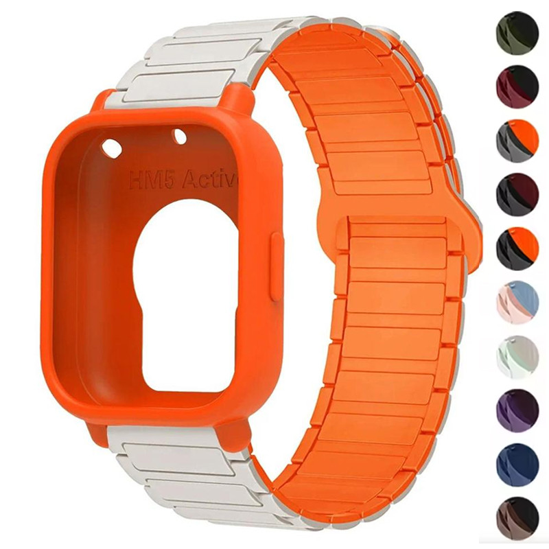 Capa De Silicone + Alça Para Xiaomi Redmi Watch 5 active/5 Lite Tela De Cobertura Completa TPU Protetor De Casca Macia P