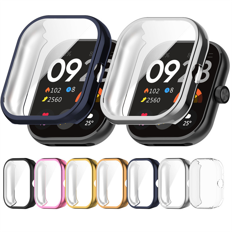 Capa Para redmi watch 6 5 4 3 Active Lite Transparente Protetor De silicone tpu Acessórios De Macia De Cobertura Total X